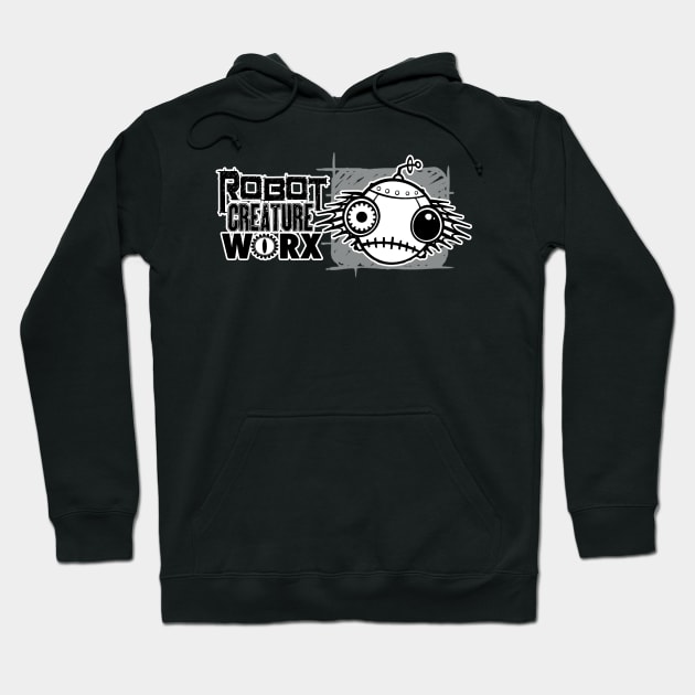 Robot Creature Worx Hoodie by ArtGuyDesigns